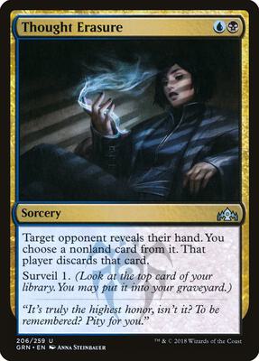 Thought Erasure card from Guilds of Ravnica