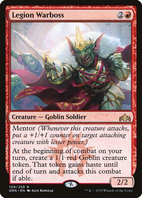 Legion Warboss card from Guilds of Ravnica
