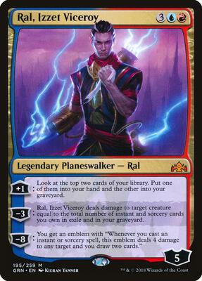 Ral, Izzet Viceroy card from Guilds of Ravnica
