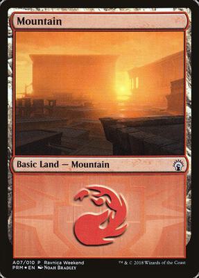 Mountain - Boros (A07) card from Launch Party & Release Event Promos
