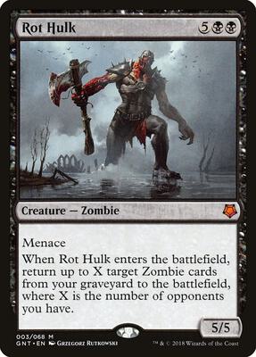 Rot Hulk card from Magic Game Night