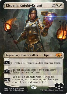 Elspeth, Knight-Errant card from Mythic Edition: Guilds of Ravnica