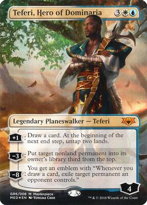 Teferi, Hero of Dominaria card from Mythic Edition: Guilds of Ravnica