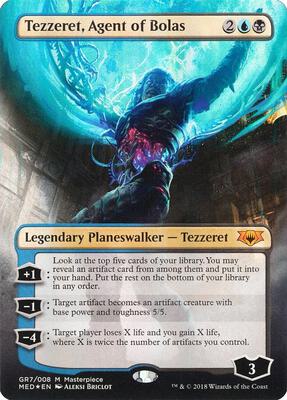 Tezzeret, Agent of Bolas card from Mythic Edition: Guilds of Ravnica