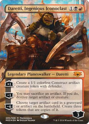 Daretti, Ingenious Iconoclast card from Mythic Edition: Guilds of Ravnica