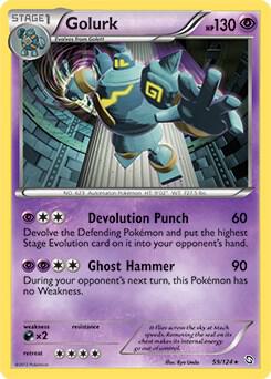 Golurk - 59/124 (EX Dragons Exalted) card from Deck Exclusives