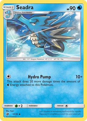 Seadra card from Dragon Majesty