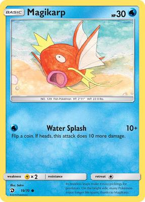 Magikarp card from Dragon Majesty