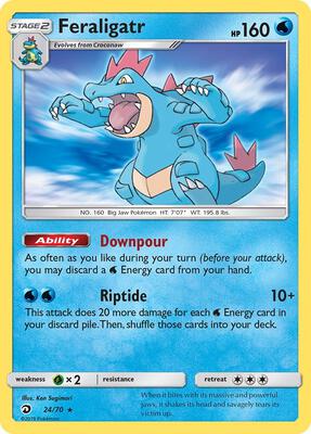 Feraligatr card from Dragon Majesty