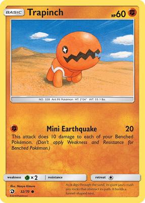 Trapinch card from Dragon Majesty