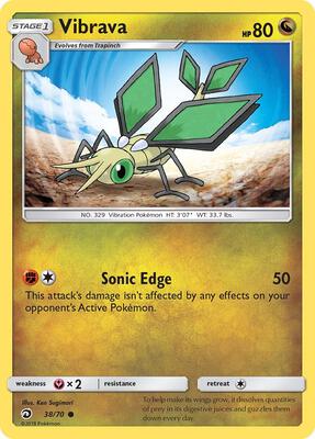 Vibrava card from Dragon Majesty