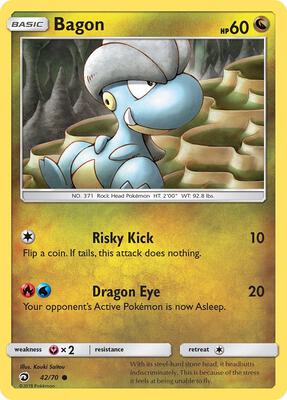 Bagon card from Dragon Majesty