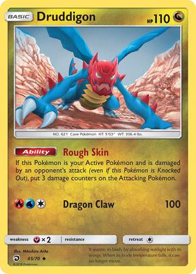 Druddigon card from Dragon Majesty