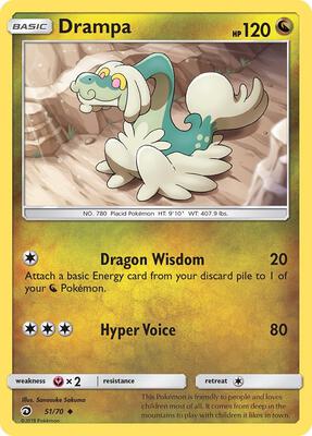 Drampa card from Dragon Majesty