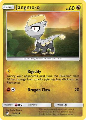 Jangmo-o card from Dragon Majesty