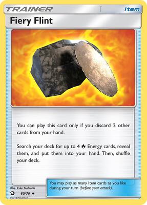 Fiery Flint card from Dragon Majesty