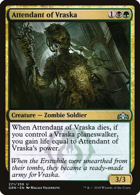 Attendant of Vraska card from Guilds of Ravnica