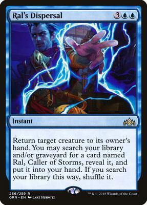 Ral's Dispersal card from Guilds of Ravnica