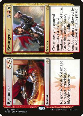 Response // Resurgence card from Guilds of Ravnica