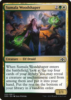 Sumala Woodshaper card from Guilds of Ravnica