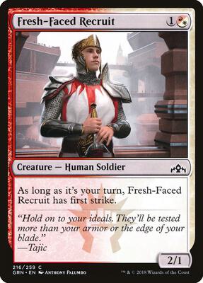 Fresh-Faced Recruit card from Guilds of Ravnica