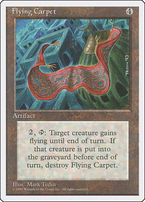 Flying Carpet card from Fourth Edition