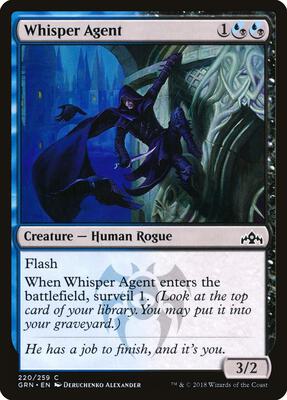 Whisper Agent card from Guilds of Ravnica