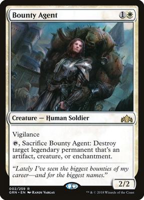 Bounty Agent card from Guilds of Ravnica