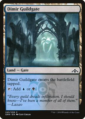 Dimir Guildgate (245) card from Guilds of Ravnica