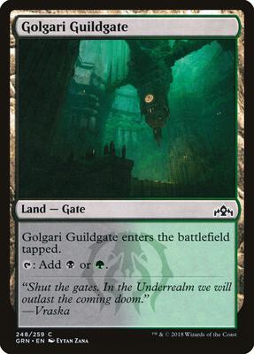 Golgari Guildgate (248) card from Guilds of Ravnica