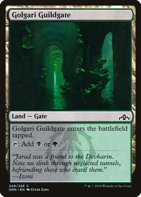 Golgari Guildgate (249) card from Guilds of Ravnica