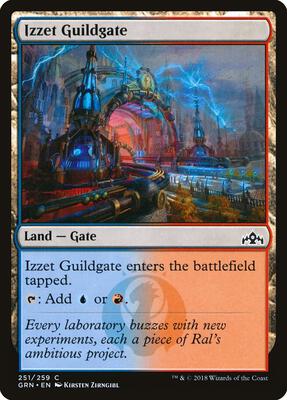 Izzet Guildgate (251) card from Guilds of Ravnica