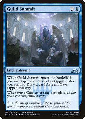 Guild Summit card from Guilds of Ravnica