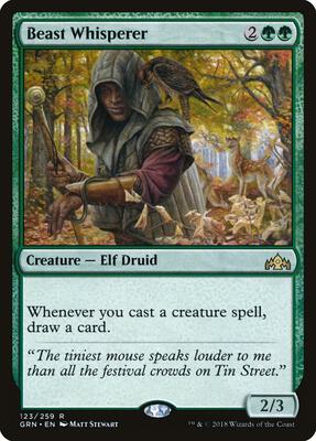 Beast Whisperer card from Guilds of Ravnica