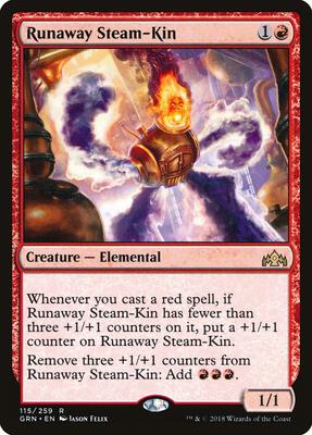 Runaway Steam-Kin card from Guilds of Ravnica