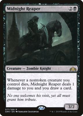 Midnight Reaper card from Guilds of Ravnica