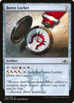 Boros Locket card from Guilds of Ravnica