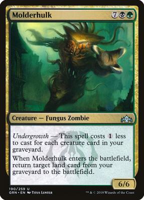 Molderhulk card from Guilds of Ravnica