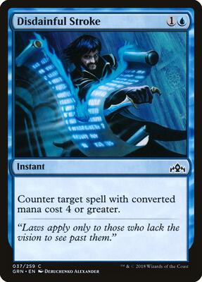 Disdainful Stroke card from Guilds of Ravnica