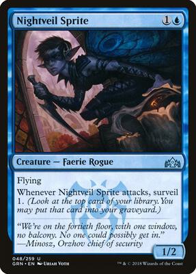 Nightveil Sprite card from Guilds of Ravnica