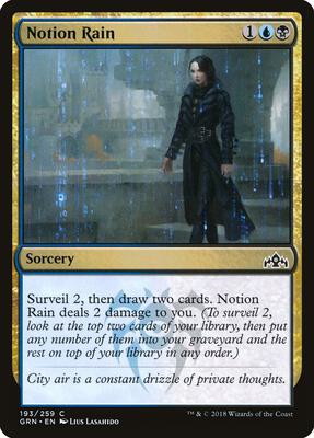 Notion Rain card from Guilds of Ravnica