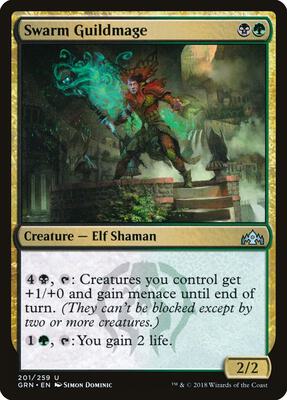 Swarm Guildmage card from Guilds of Ravnica