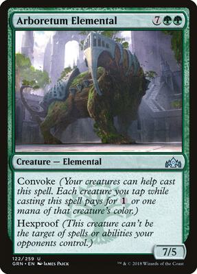Arboretum Elemental card from Guilds of Ravnica