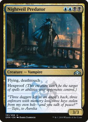 Nightveil Predator card from Guilds of Ravnica