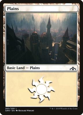 Plains card from Guilds of Ravnica