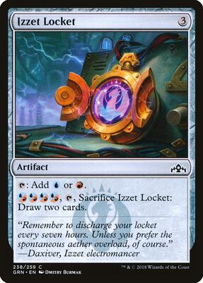 Izzet Locket card from Guilds of Ravnica