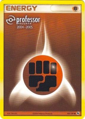 Fighting Energy (2004-2005) card from Professor Program Promos