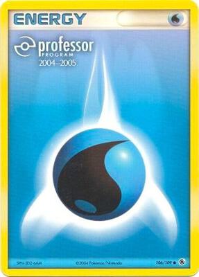 Water Energy (2004-2005) card from Professor Program Promos