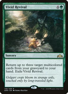 Vivid Revival card from Guilds of Ravnica