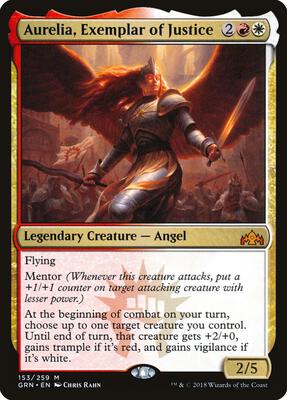 Aurelia, Exemplar of Justice card from Guilds of Ravnica